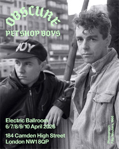 Pet Shop Boys (Neil Tennant and Chris Lowe)